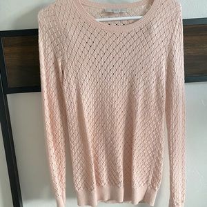 Loft xxs petite pink sweater